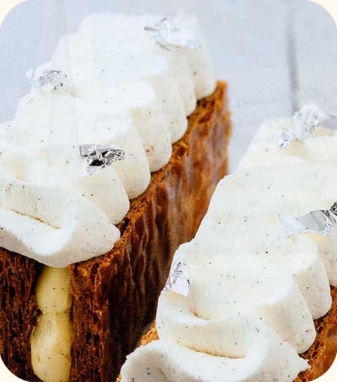 Mille-feuille à la vanille