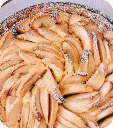 Tarte aux pommes à la crème d’amande