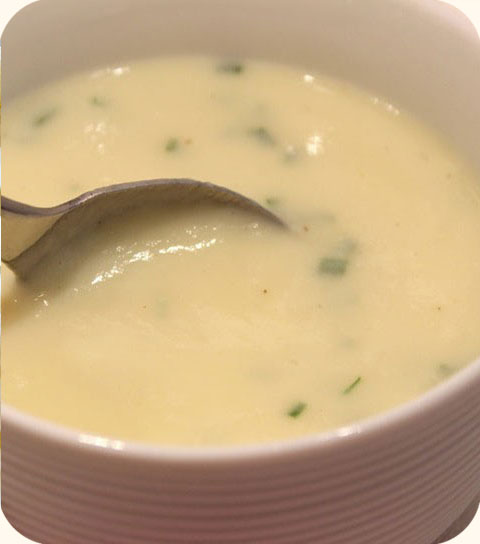 Velouté d’asperges et pommes de terre